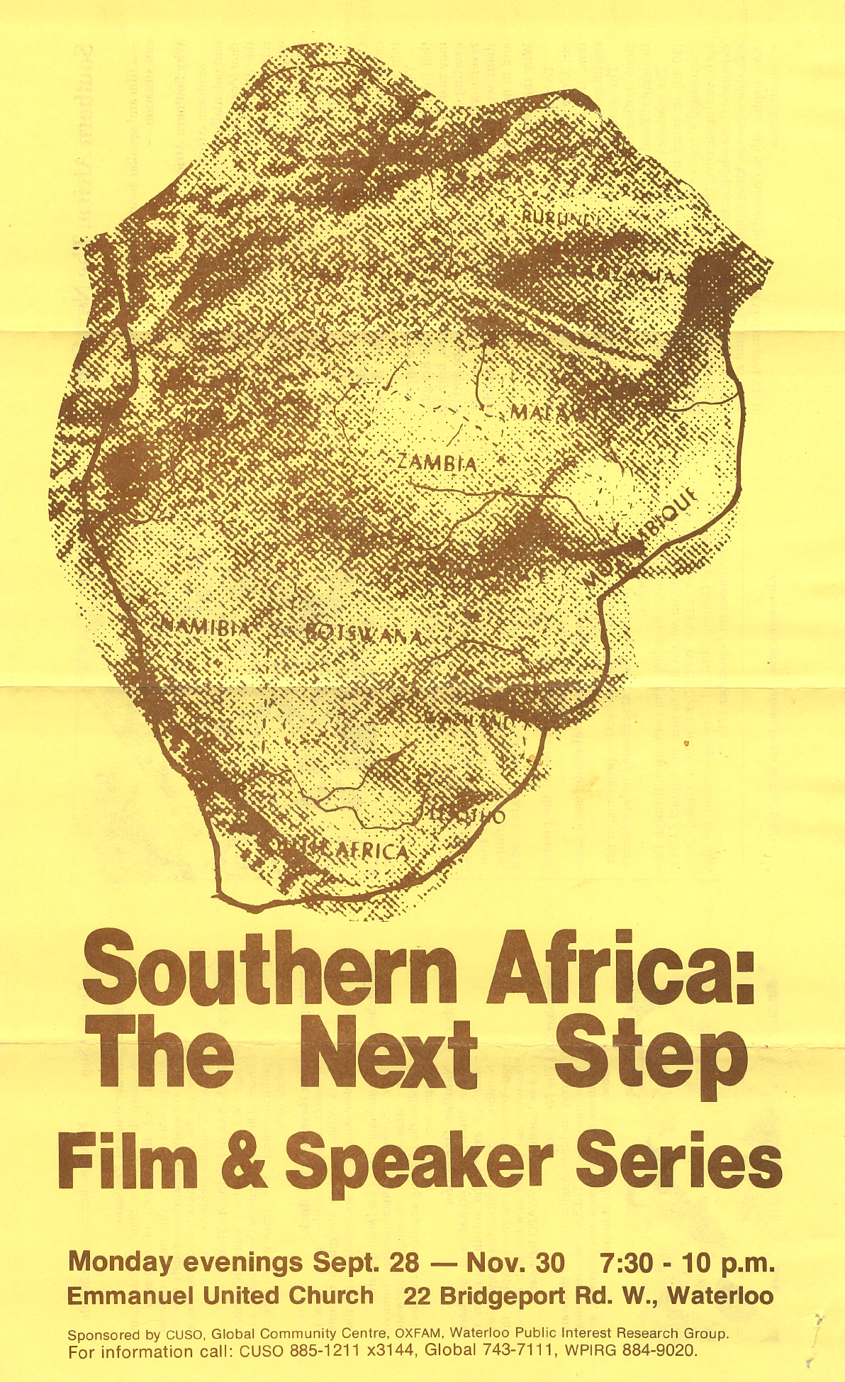 1981-82: SOUTH AFRICA EDUCATION SERIES — WPIRG
